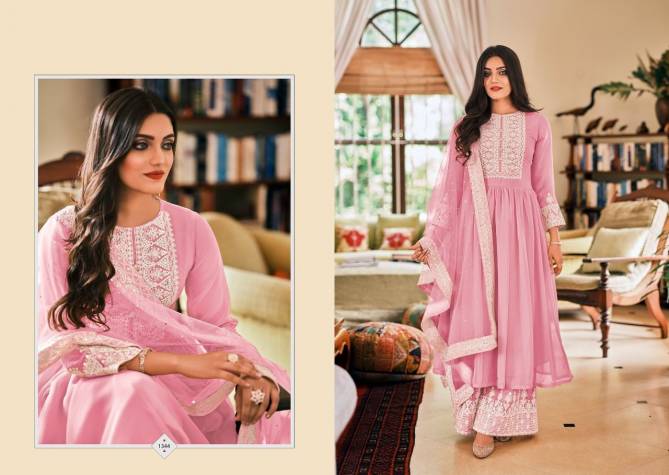 Super Hit 1340 To 1344 Heavy Georgette Festive Wear Embroidery Latest Salwar Kameez Collection